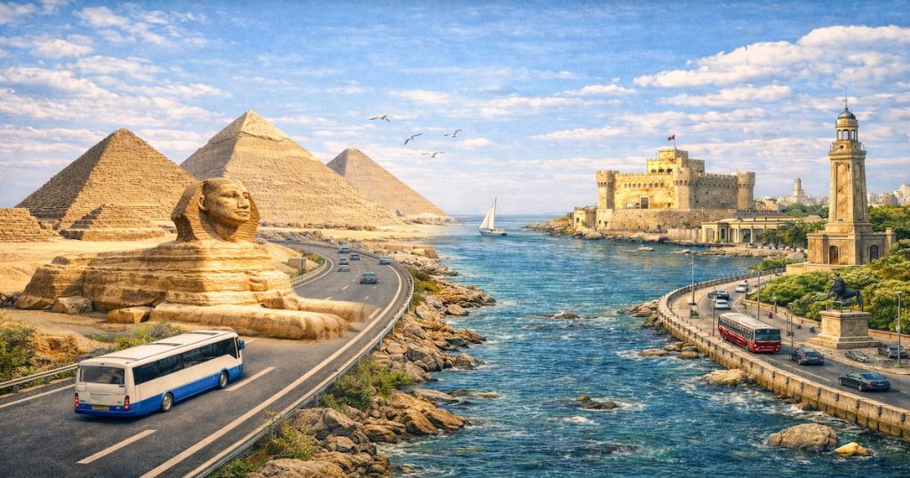 Cairo e Alessandria Pullman da Sharm El Sheikh con Piramidi di Giza, Sfinge e Corniche di Alessandria