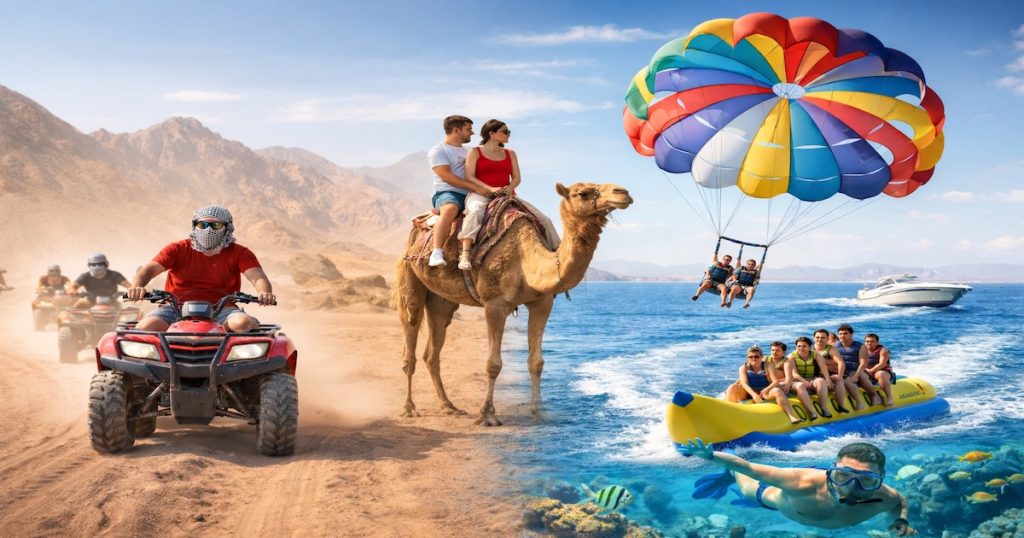 Extreme Sharm pacchetto desert safari e sport acquatici