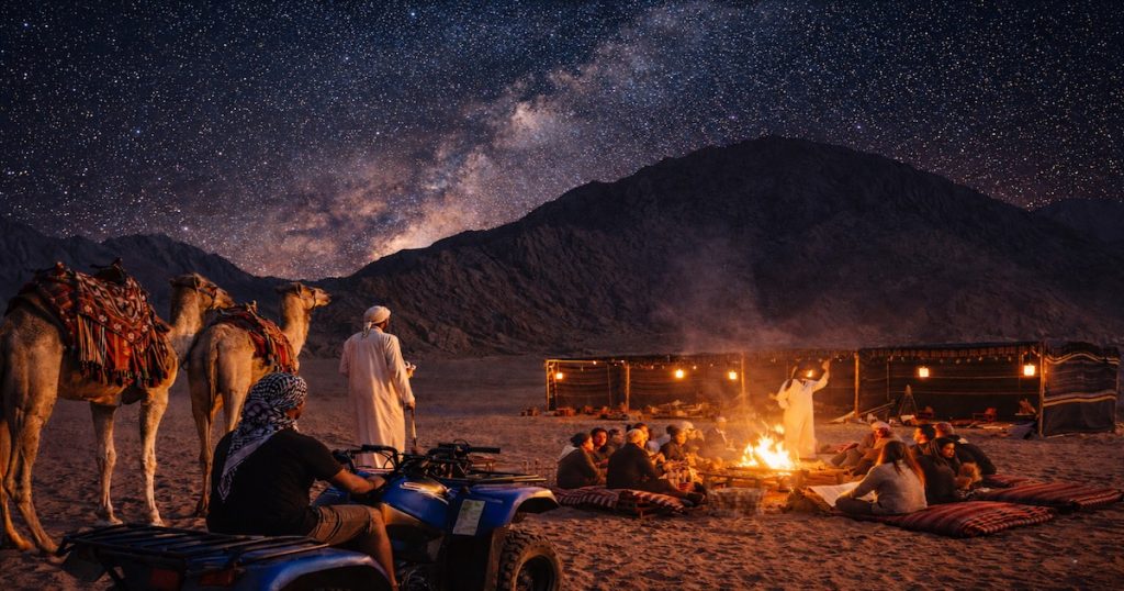 Super Safari Motorata e Camellata nel deserto con quad, cammelli e cena beduina sotto le stelle