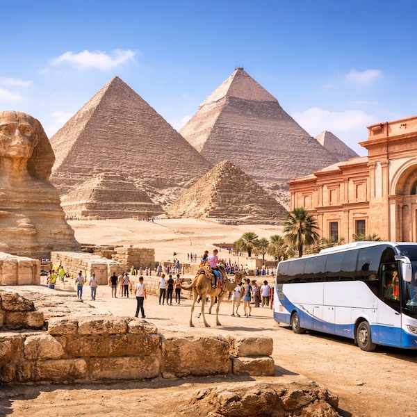 Cairo Pullman da Sharm El Sheikh con Piramidi di Giza, Sfinge e Museo Egizio