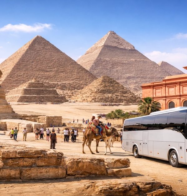 Cairo Pullman da Sharm El Sheikh con Piramidi di Giza, Sfinge e Museo Egizio
