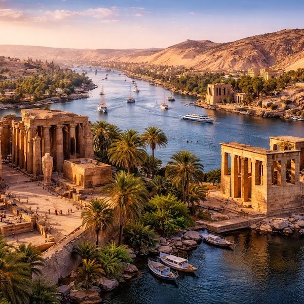Luxor e Aswan con templi egizi lungo il fiume Nilo
