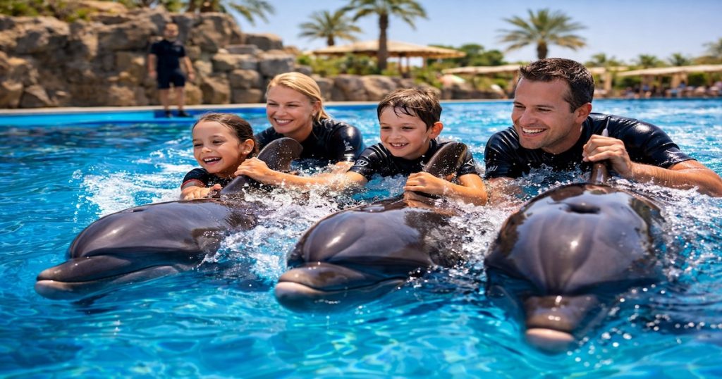 Nuotare con i delfini a Sharm El Sheikh in piscina con istruttori