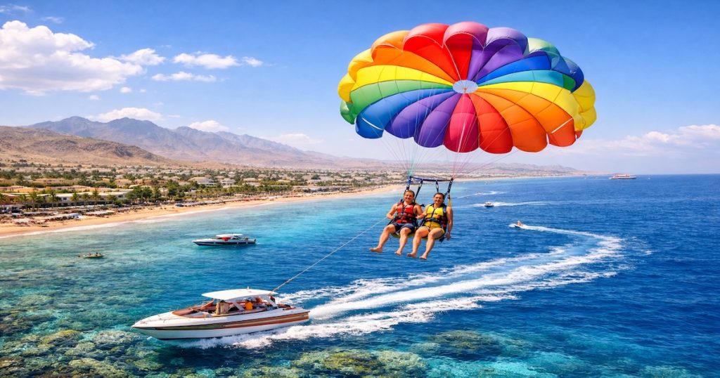 Paracadute – Parasailing a Sharm El Sheikh sul Mar Rosso