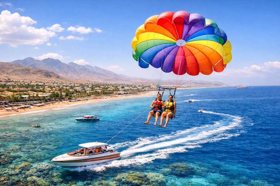 Paracadute – Parasailing a Sharm El Sheikh sul Mar Rosso