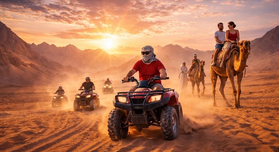 Safari nel deserto a Sharm El Sheikh con quad, buggy e cammellata