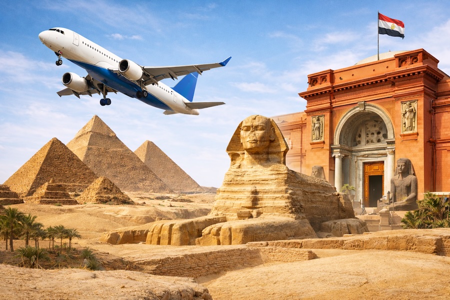 Volo per Il Cairo da Sharm El Sheikh con Piramidi di Giza, Sfinge e Museo Egizio